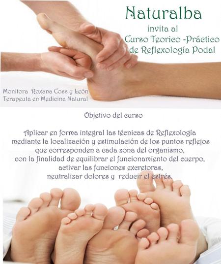 cartel curso reflexología